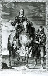 Equestrian Portrait of Oliver Cromwell (1599-1658)